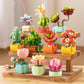 Sawaruita 10 Pack Succulent Mini Plant Building Blocks Set for Adults
