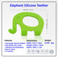 WANABUY - Silicone Pacifier teether Toys for Babies 0-6 and 6-12 Months - Package of 4 Baby teethers - Pain Relief - Infants and Toddlers. Safer Than