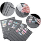 Stamp Collection Inserts - Collector Stamp Album 12 Sheets with 4 mixed sizes for Stamp Collection Binder Kit IS01MX112