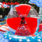 4E's Novelty 22" Patriotic Beach Balls - 2 Pack with Glitter Inside, Red White Blue Beach Balls for Kids & Adult, 4th of July Party Decorations