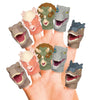 NBC Universal Jurassic World Bath Finger Puppets, 10 Pc - Party Favors, Educational, Bath Toys, Story Time, Beach Toys, Playtime, Stocking Stuffer