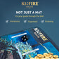 Incredible Dream Kinfire Delve Official Playmat - 12x20’’ Neoprene Game Mat with Stitched Edges - Organize Your Well Deck, Health Tracker,