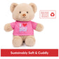 GUND Sustainably Soft “I’ Love You” 12-Inch Bear with Pink T-Shirt, Ages 0+