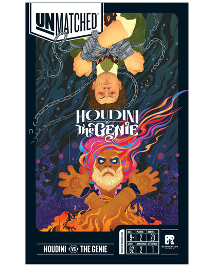 Restoration Games Unmatched Houdini vs The Genie
