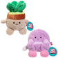 BumBumz Large 6 Pack Weighted Sensory Plush Set 7.5 Inch - Official Licensed Collectible Soft Fuzzy Emotional Support Stuffed Animals - Anxiety Relief