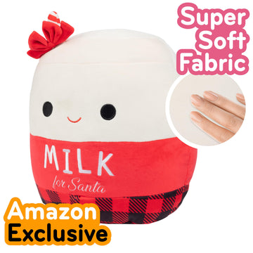 Squishmallows Large 14-Inch Alten The Christmas Milk for Santa- Official Jazwares Holiday Plush - Collectible Soft & Squishy Stuffed Animal Toy- 2025
