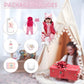 CHAREX Realistic Baby Doll - Reborn Baby Dolls Girl 18 inch Lifelike Newborn Baby Real Life Baby Dolls Reborn Toddler with Full Set Accessories