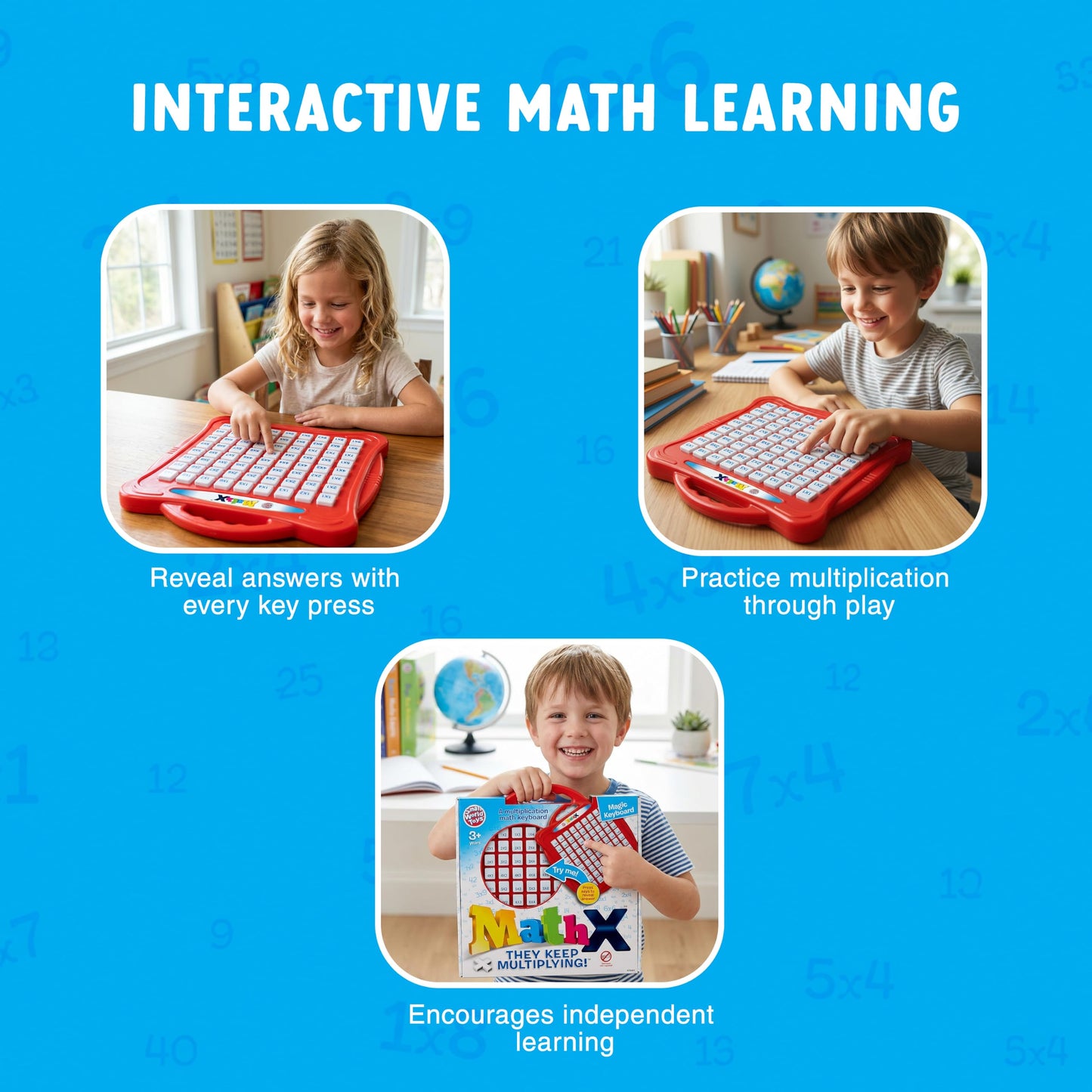 Small World Toys Multiplication Machine Math Game for Kids 3+