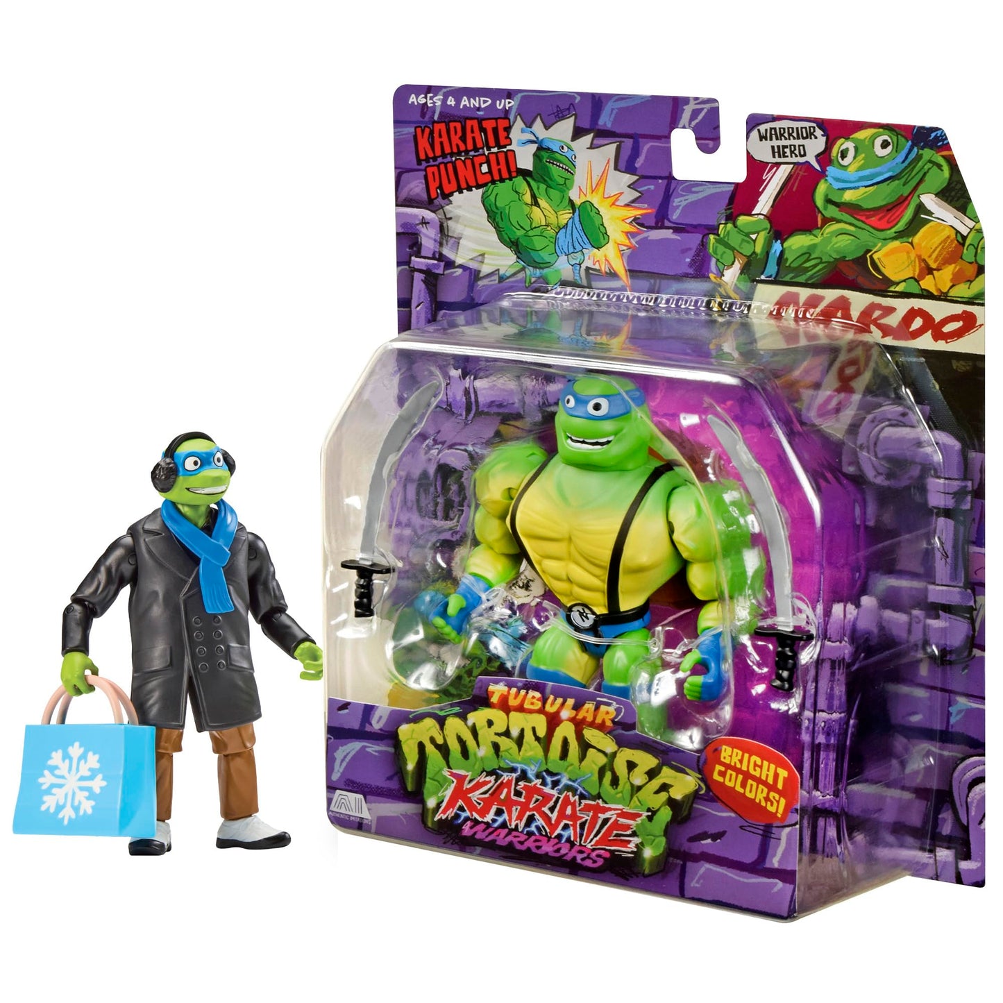 Teenage Mutant Ninja Turtles Leonardo and Nardo Theatrical Short Figure 2-Pack by Playmates Toys
