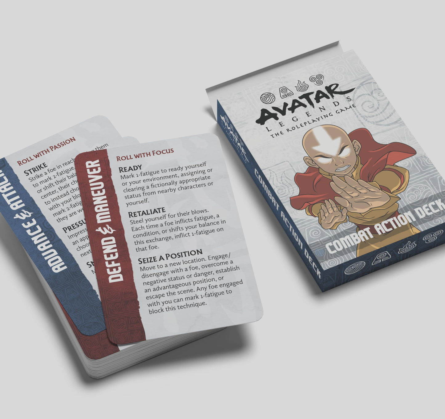 Magpie Games Avatar Legends The Roleplaying Game: Combat Action Deck Expansion - 55 Card Combat Deck