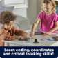 Learning Resources STEM Explorers Geo-Glow Art Kit - Glow in The Dark Toys, Kids Art Display, Homeschool, Fine Motor Skills, Critical Thinking