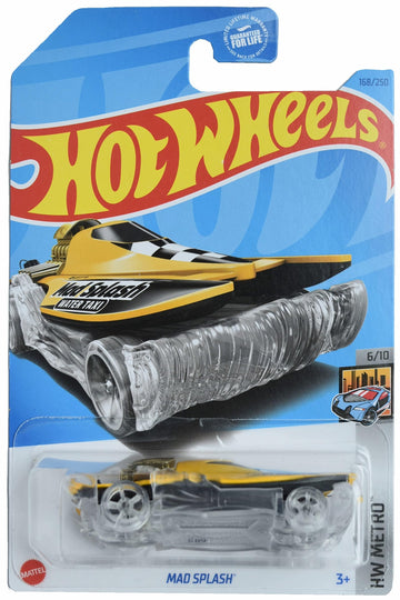 Hot Wheels Mad Splash, HW Metro 6/10 [Yellow] 168/250