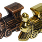 Regal Games - Mexican Train Domino Replacement Metal Marker Trains - for Mexican Train Domino Game - Gold, White Gold, Antique Brass & Gunmetal Black