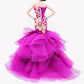 Cora Gu Handmade Purple Gown Fit 12 inch Fashion Doll and Doll not Included