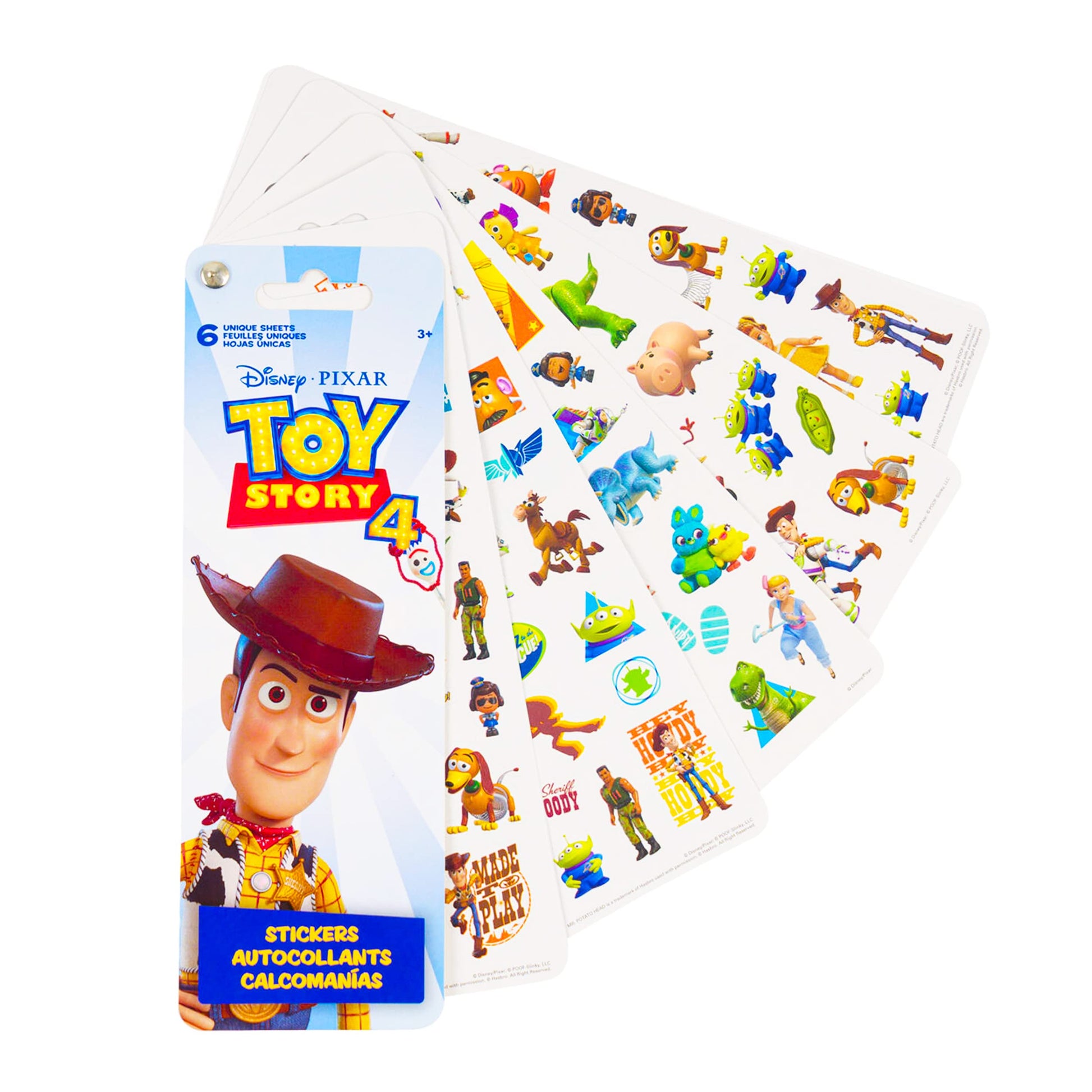 Toy Story Stickers Party Favors Pack - Bundle Includes 240 Toy Story Stickers with Bonus Mickey Mouse Stickers (12 Sticker Sheets, Toy Story Party