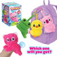ORB Tootzeez Animals Plush Blind Box Keychain Charms - 1 Assorted Tootzeez Animal Fidget Plush Toy Charm - Squeeze for an Cute Toot Bubble