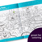 Highlights Hidden Pictures Sticker Challenge Sticker Book Set for Kids Ages 6 and Up, 4-Pack, 64 Pages of Seek and Find Activities, Double as Coloring