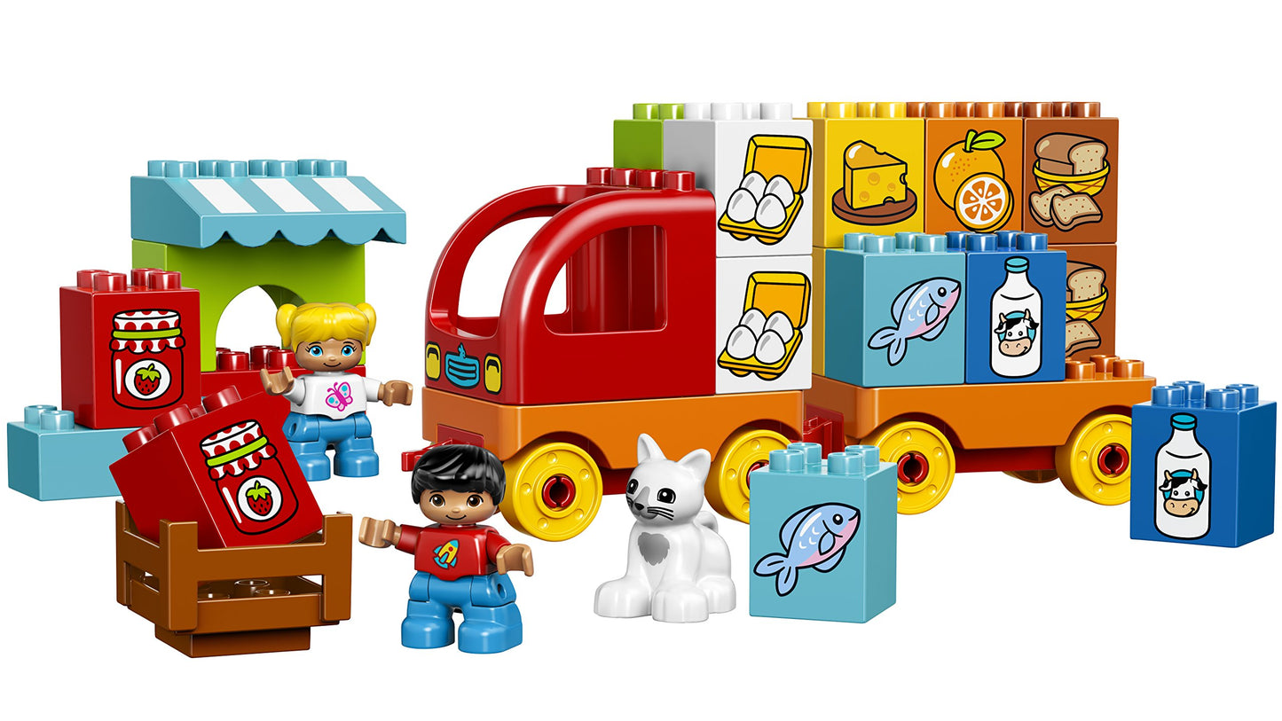 LEGO DUPLO My First Truck 10818, Preschool, Pre-Kindergarten Large Building Block Toys for Toddlers