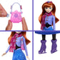 Mattel Disney Frozen Anna Ice Skating Fashion Doll & Accessories with 8 Surprises, Including Snowflake Gem Box, Ring for Child & Play Pieces