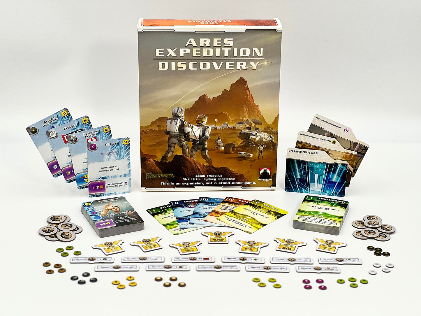 Terraforming Mars Ares Expedition: Discovery by Stronghold Games, Strategy Board Game - for 2 to 4 Players, Ages 14+