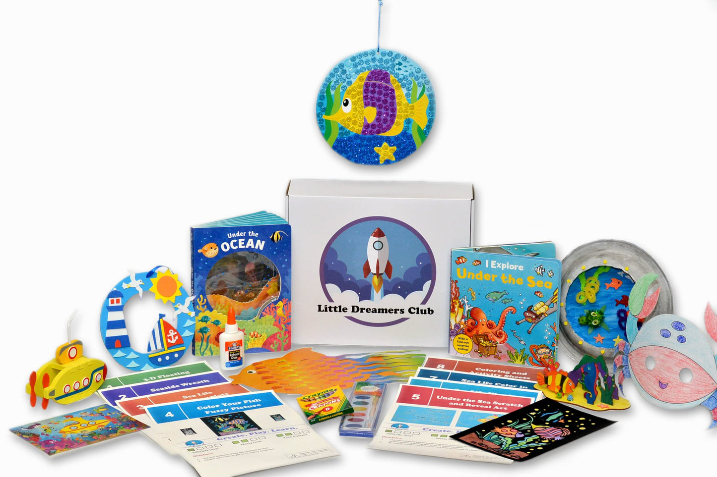 Little Dreamers Club Under The Sea Craft Box Ages 3-5