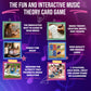 QUARTER MATCH A Fun, Interactive Music Theory Card Game for Kids, Teens, and Adults - 142 Cards - for Piano, Voice, Guitar, Violin, Percussion,