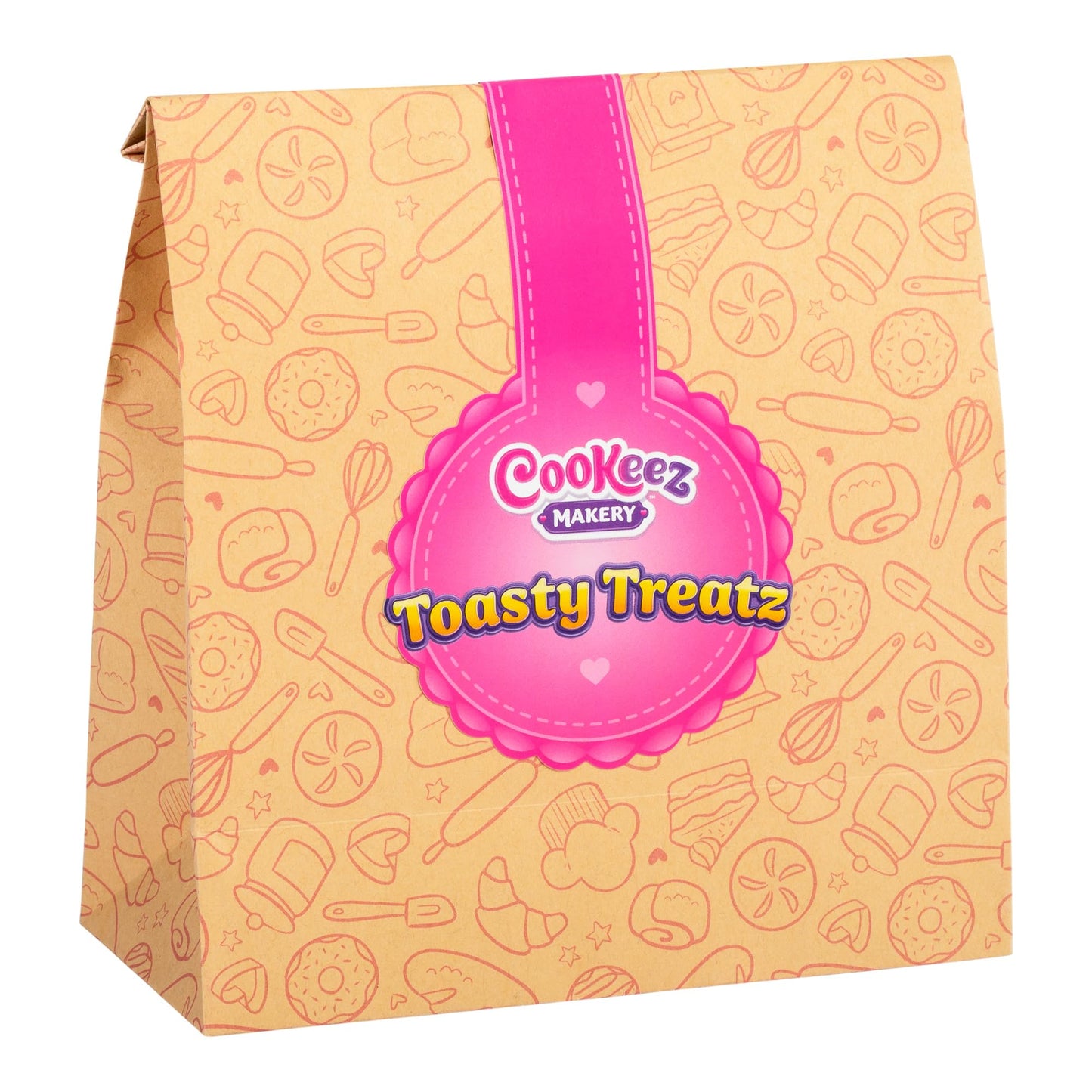 Cookeez Makery Toasty Treatz Toaster with Scented Plush - 2 Pack; Make A Soft and Squishy Surprise Plush Friend. Pop-in-Bread and See A Surprise Plush