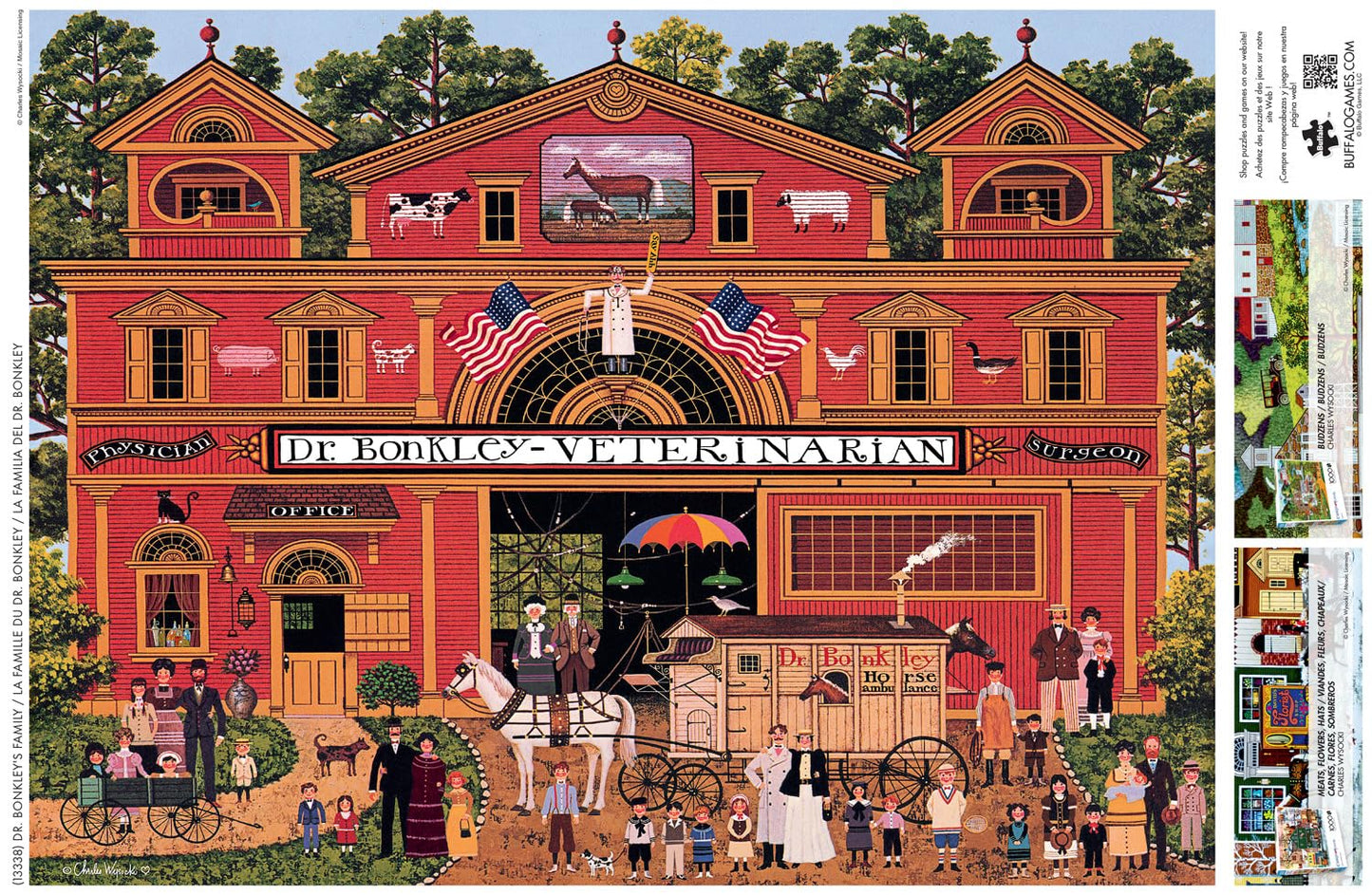Buffalo Games - Charles Wysocki Dr. Bonkley's Family - 1000 Piece Puzzle