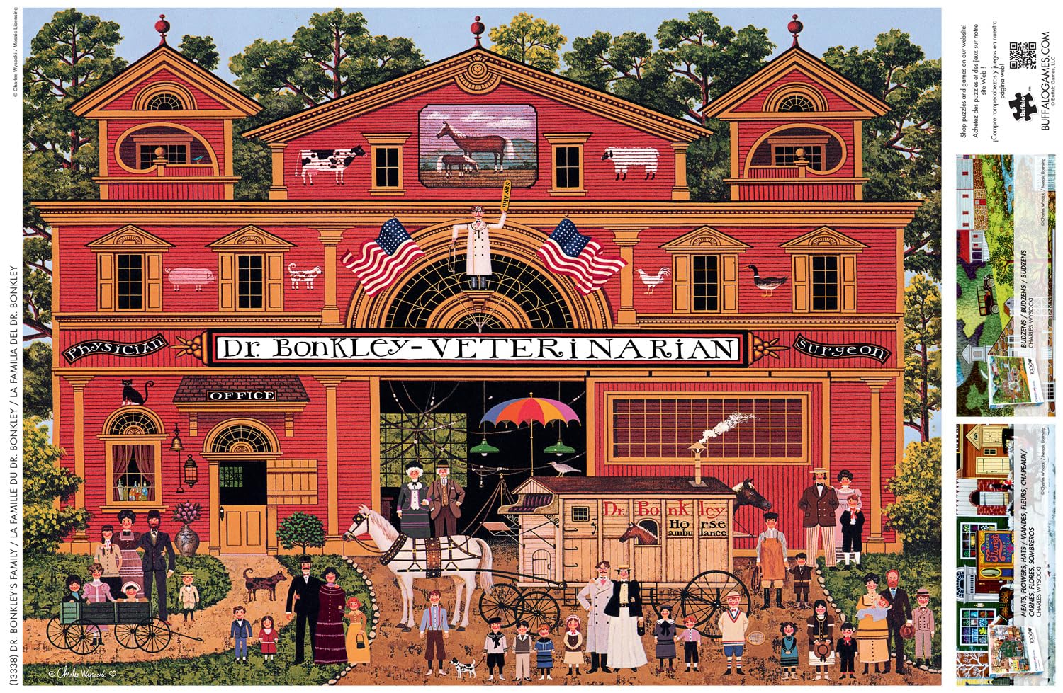 Buffalo Games - Charles Wysocki Dr. Bonkley's Family - 1000 Piece Puzzle