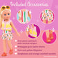 Glitter Girls - 14-Inch Doll Clothes - Deluxe - Swimsuit - Bright as The Sun! - Toys, Clothes, & Accessories for Girls 3+ Years, Brown