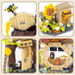 HIGH GODO Honey Workshop Mini Building Set, MOC Street View Simulation Architecture Toy, Collectible Gifts for Adults Teens Ages 14+, NOT Compatible