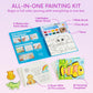 Klever Kits JOVA Paint with Water Coloring Books, Arts and Crafts for Kids Ages 3-8, Mess Free Painting for Toddlers Glow in the Dark, Travel Drawing
