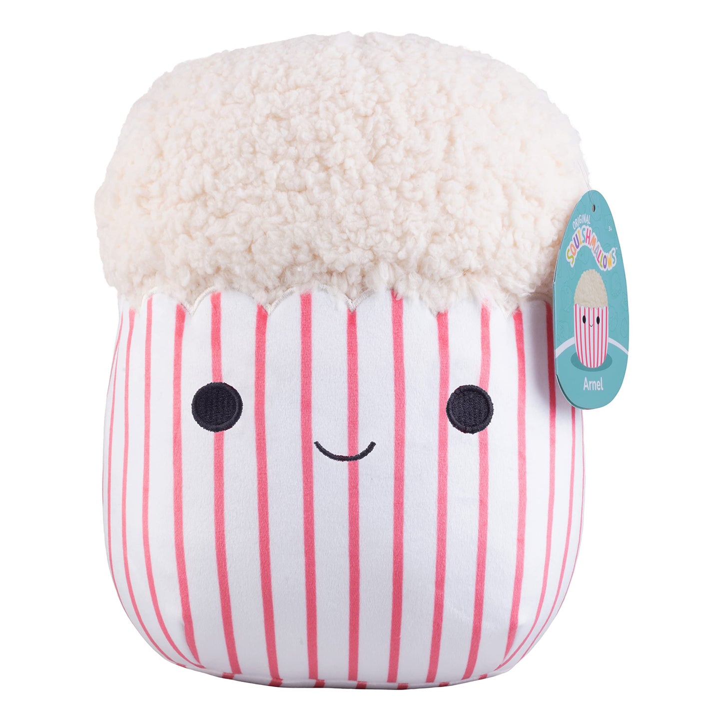 Squishmallows Original 10-Inch Arnel the Popcorn - Official Jazwares Plush - Collectible Soft & Squishy Stuffed Animal Toy - Add to Your Squad - Gift