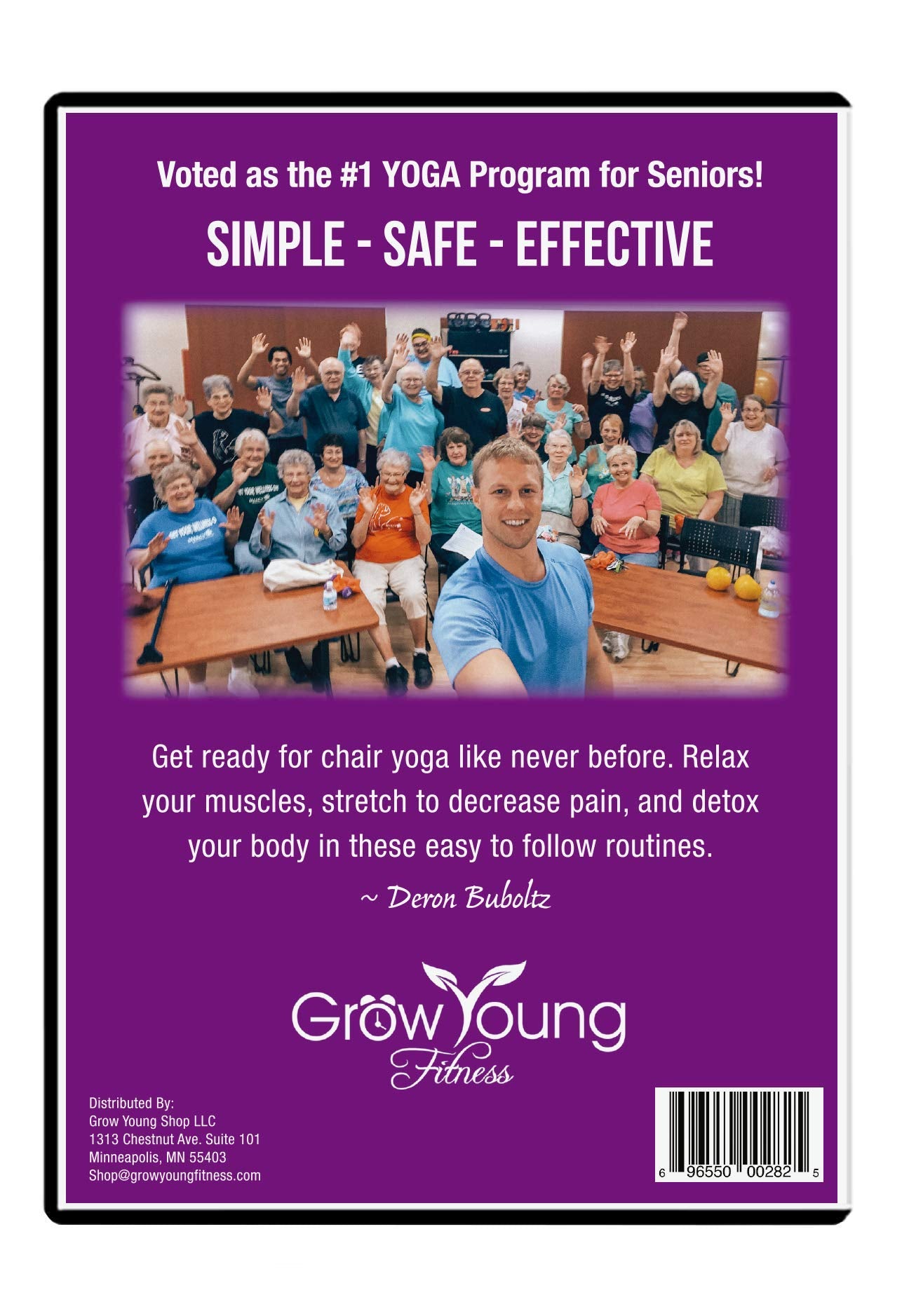Grow Young Fitness Chair Yoga for Seniors - Seated Yoga Exercises - Chapter One Senior Exercise DVD