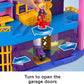 Fisher-Price Imaginext DC Super Friends Toy Batgirl Hero Hideout Playset with 2 Figures & 5 Accessories for Pretend Play Kids Ages 3+ Years