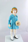 Dollhouse Miniature 1:12 Scale Abby Girl with Coat #T8244