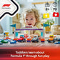 LEGO DUPLO Town F1 Team Race Cars & Drivers Building Toy Playset - Toddler Toy Cars for Pretend Play, Boys and Girls, Ages 2+ - Learning