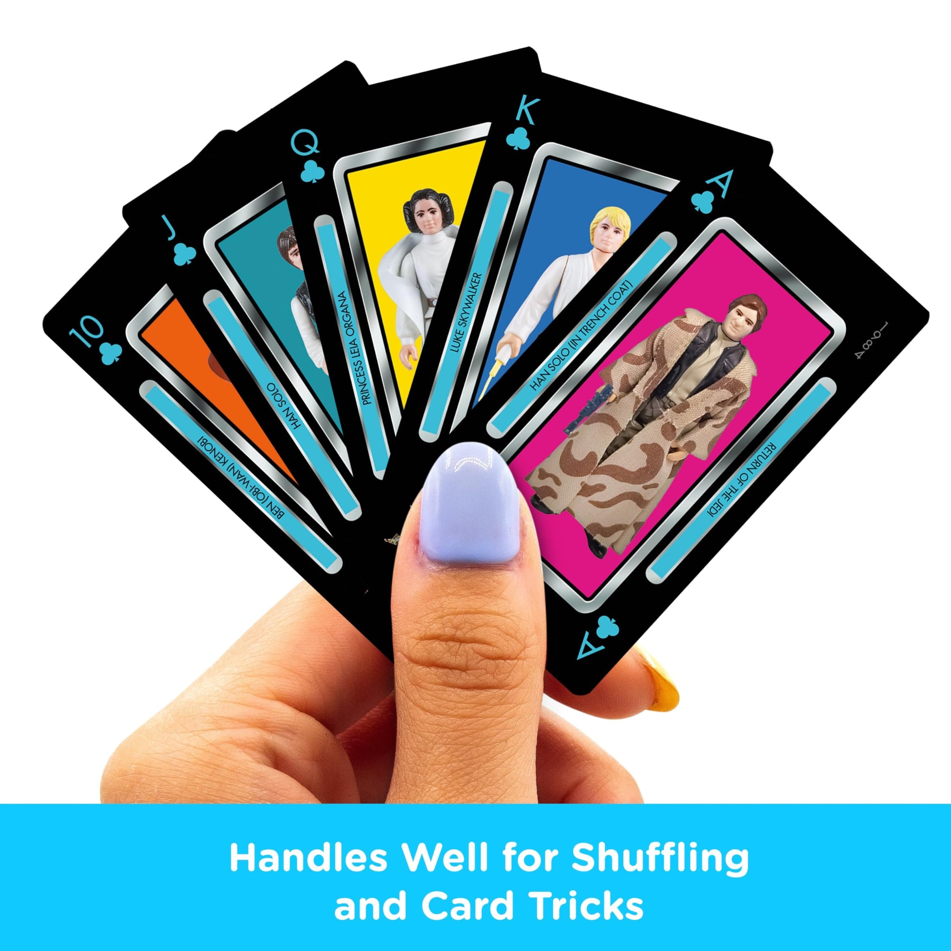 AQUARIUS Star Wars Luke Skywalker Premium Playing Cards - Luke Skywalker Themed Deck of Cards for Your Favorite Card Games - Officially Licensed Star
