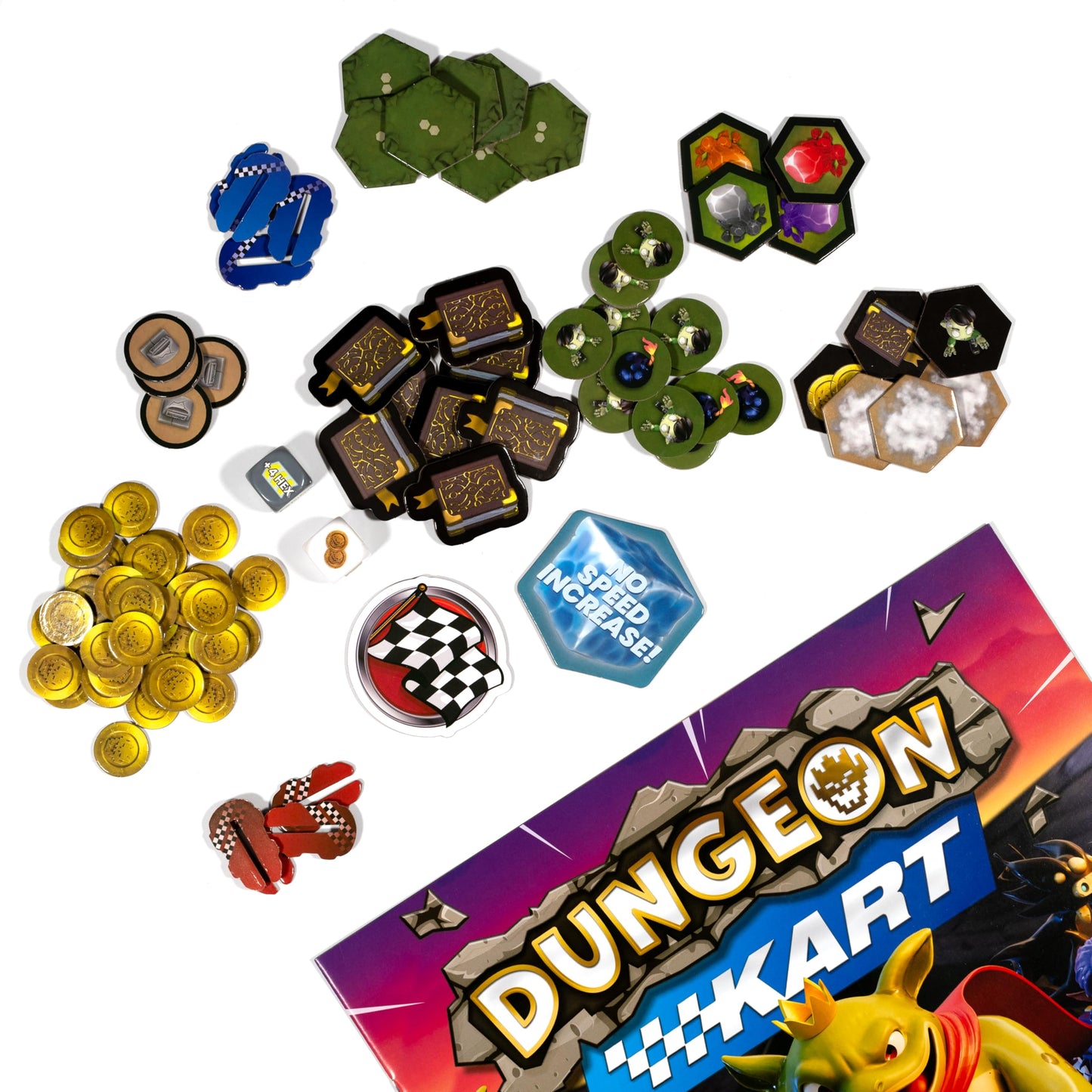 Brotherwise Games Dungeon Kart, Fast-Paced Racing Adventure, Strategic Racing, Family-Friendly Fun, Board Game, for 2 to 8 Players and Ages 10+