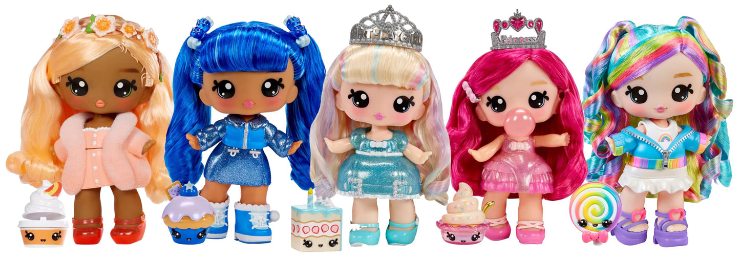 Yummiland Large Doll + Lipgloss Pet- Blueberry