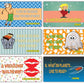 Creanoso Silly and Hilarious Lunch Box Jokes Flashcards for Children (30 Cards x 1 Set) - Lunch Box Note Cards - Funny and Silly Jokes Cards - Premium