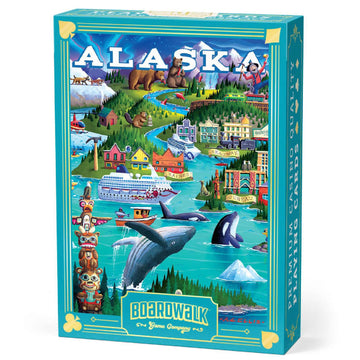 Boardwalk Puzzles Premium Featherlight Unique Playing Cards, Fun Themed Deck for Home and Travel | Alaska's Inside Passage