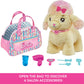 Mattel Barbie Plush Toy Playset, Hairdresser Poodle Stuffed Animal with Lights & Sounds, Plus Themed Purse & 6 Accessories, Salon Pet Adventure
