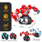 Top Race Remote Control Fighting Toy - 2-Pack Red & Blue RC Robots with Lights, Sounds & 360° Rotation - Interactive Intelligent Playset for Kids
