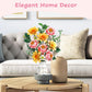 Woolbye Flowers Building Set Interwoven Roses Bouquet botanicals Collection Unique Home Décor or Office Décor Great Gift for Her and Him (VASE