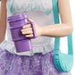 Barbie Princess Adventure Renee Doll (12-inch Brunette) in Fashion and Accessories, with Smart Phone, Purse, Travel Mug and Tiara, Gift for 3 to 7