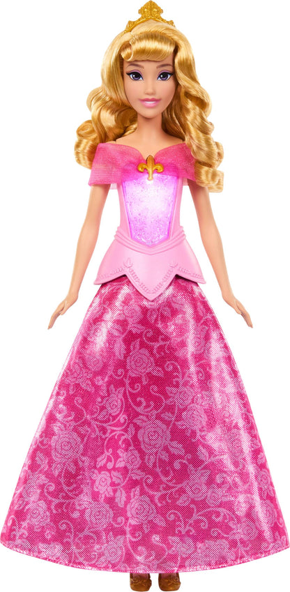 Mattel Disney Frozen Anna Ice Skating Fashion Doll & Accessories with 8 Surprises, Including Snowflake Gem Box, Ring for Child & Play Pieces