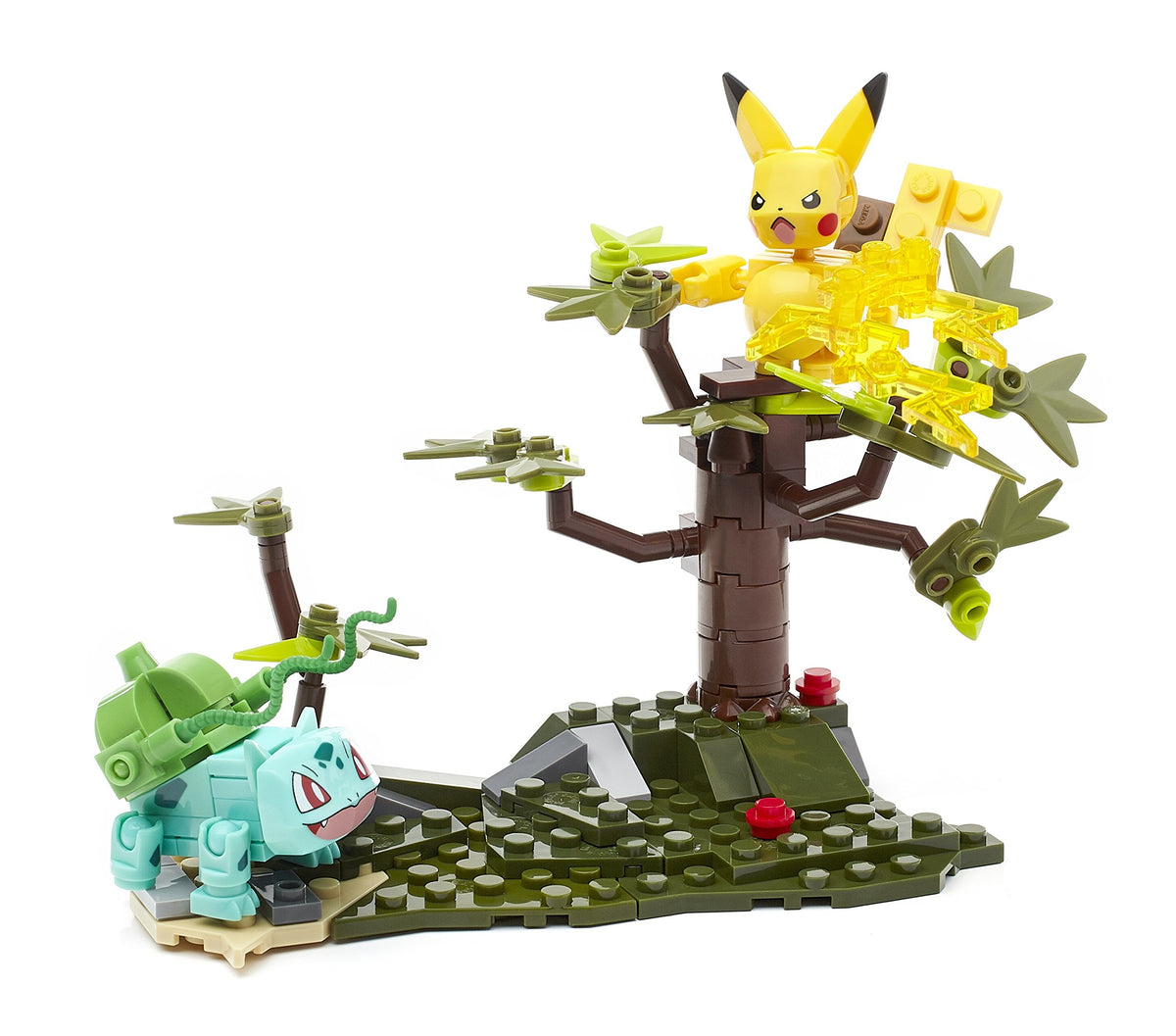 Mega Construx Pokémon Pikachu vs. Bulbasaur