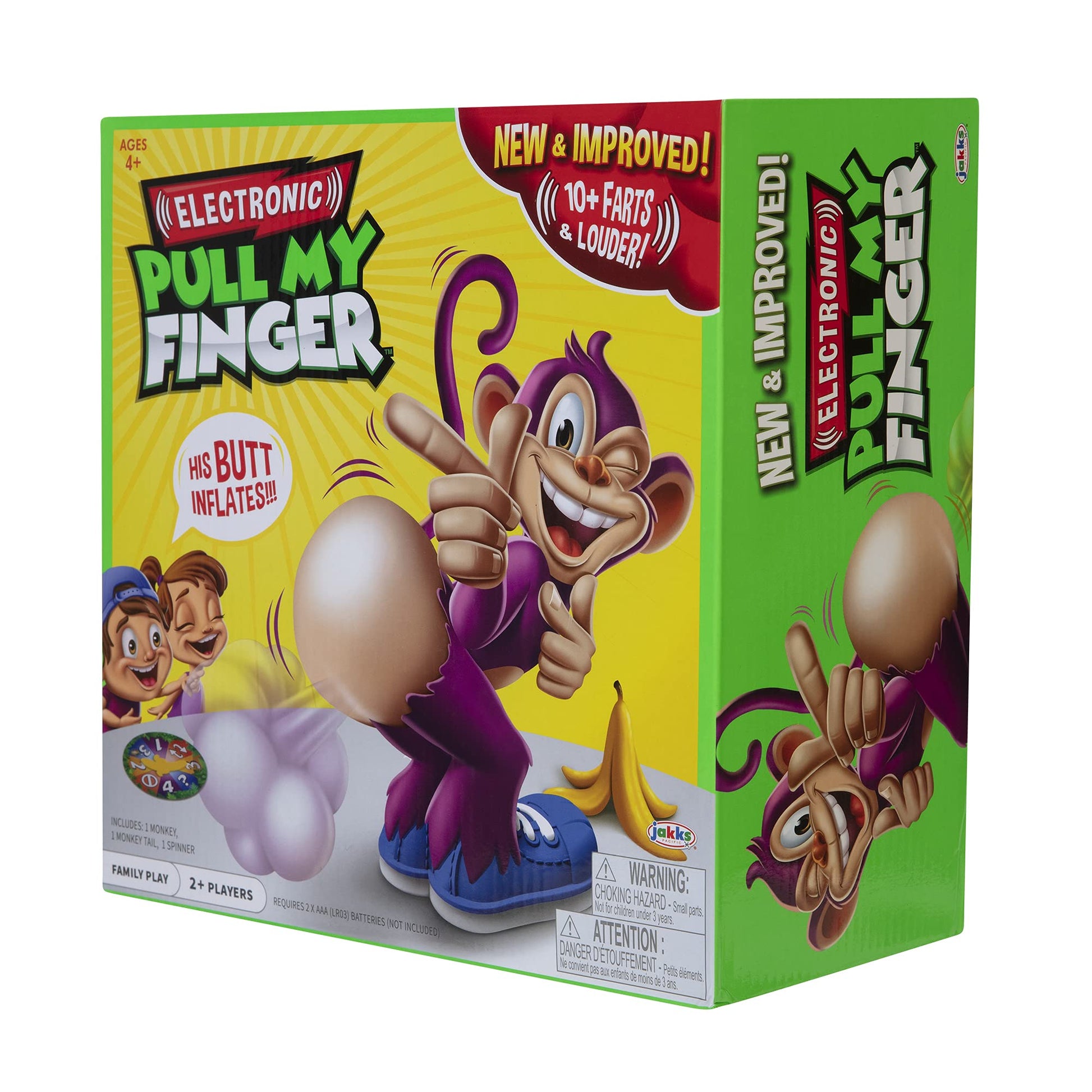 Pull My Finger Electronic Game Family Fun Board Games Play for The Whole Family! for Two or More Players, Kids Game for Ages 4 Years and Up, Kids