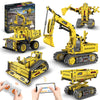 OUTOGO 5 in 1 STEM RC Robot Building Kit, 555 PCS APP & Remote Control Robot Toys for Kids Age 6 7 8 9 10 11 12+, Engineering Science Coding Robotic